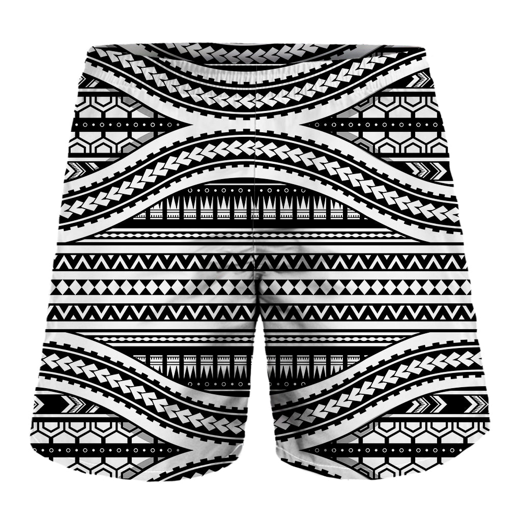 Maori Tattoo Polynesian Tribal Print Men's Shorts