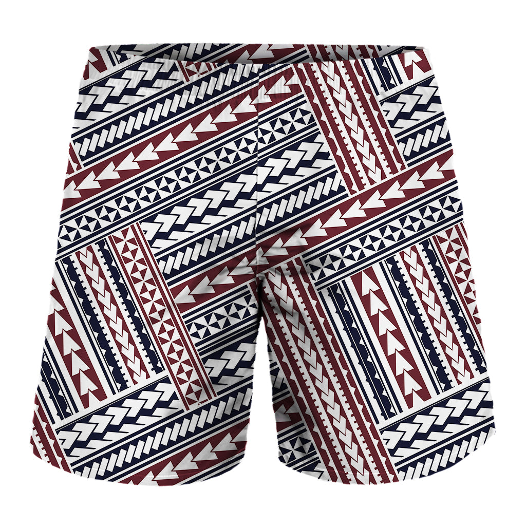 Maori Tribal Pattern Print Men's Shorts