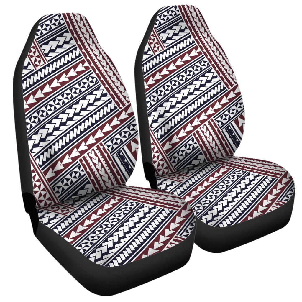 Maori Tribal Pattern Print Universal Fit Car Seat Covers