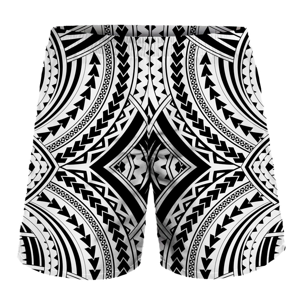 Maori Tribal Polynesian Tattoo Print Men's Shorts