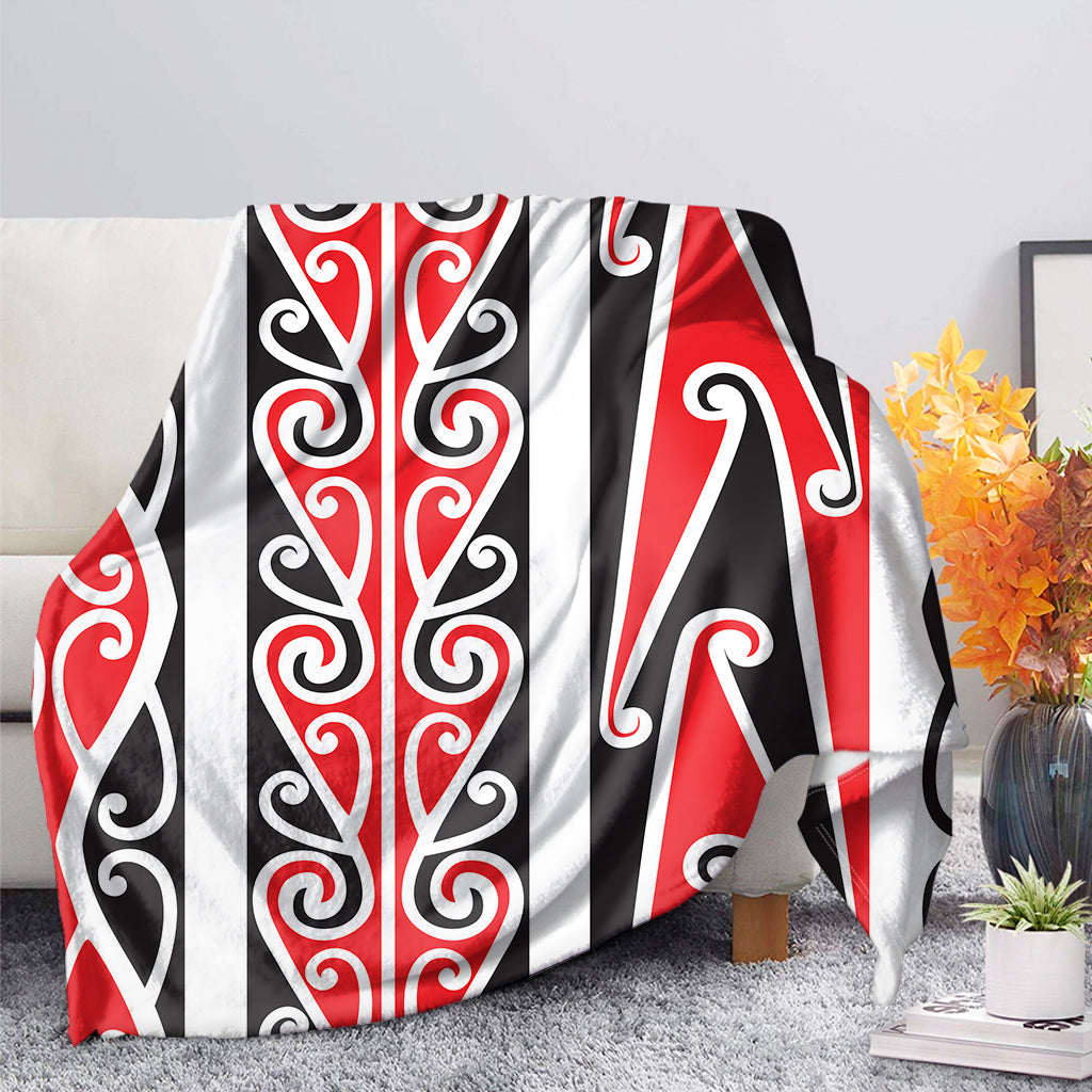 Maori Tribal Print Blanket