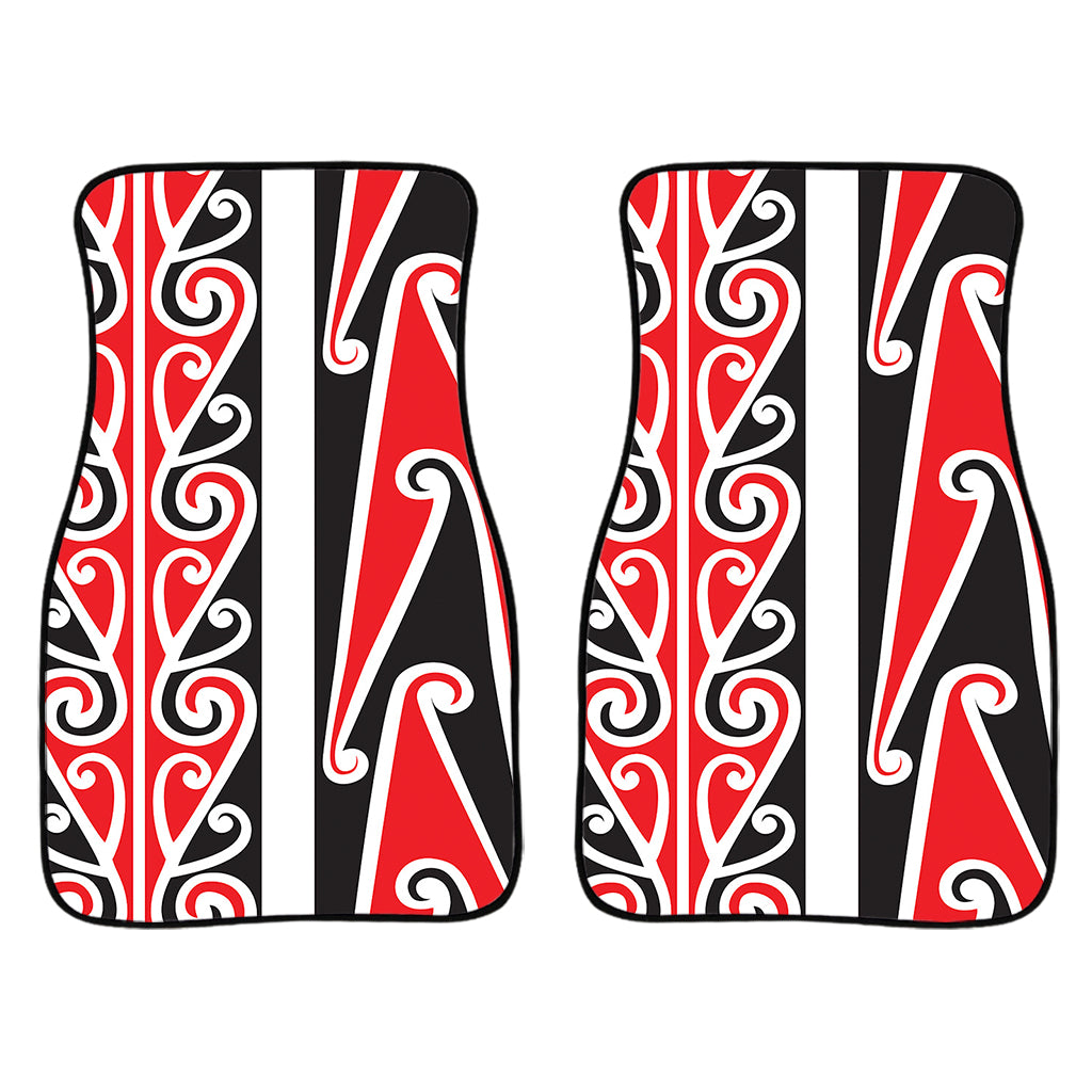 Maori Tribal Print Front Car Floor Mats