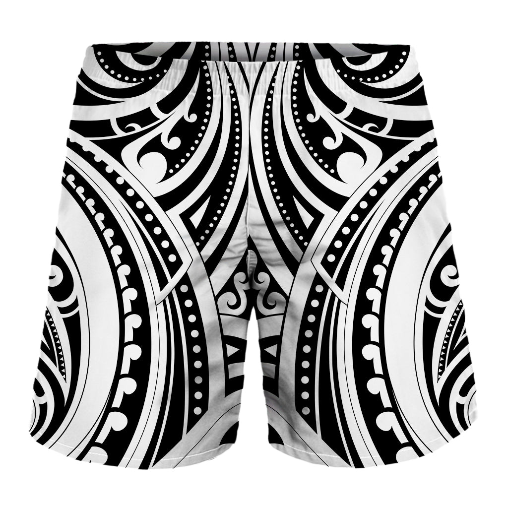 Maori Tribal Tattoo Pattern Print Men's Shorts