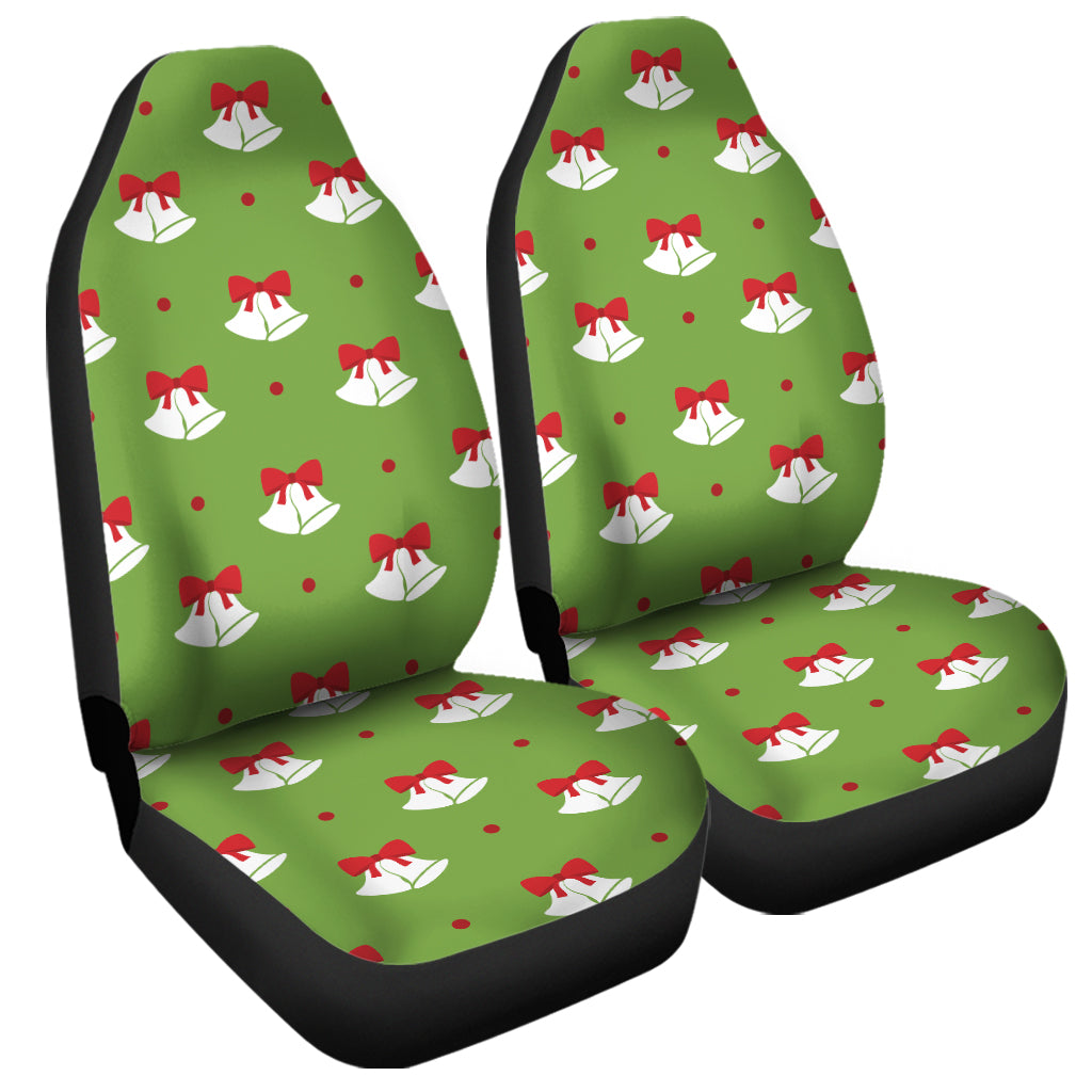 Merry Christmas Bells Pattern Print Universal Fit Car Seat Covers