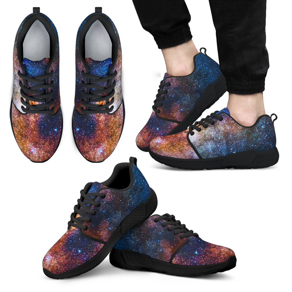 Milky Way Universe Galaxy Space Print Men's Athletic Shoes