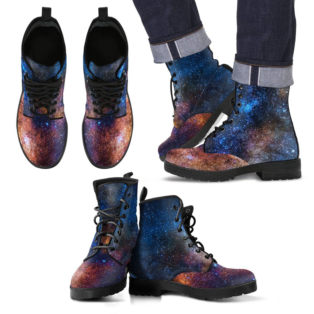 Milky Way Universe Galaxy Space Print Men's Boots