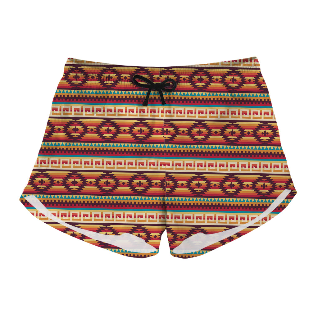 Native Inspired Pattern Print Women's Shorts