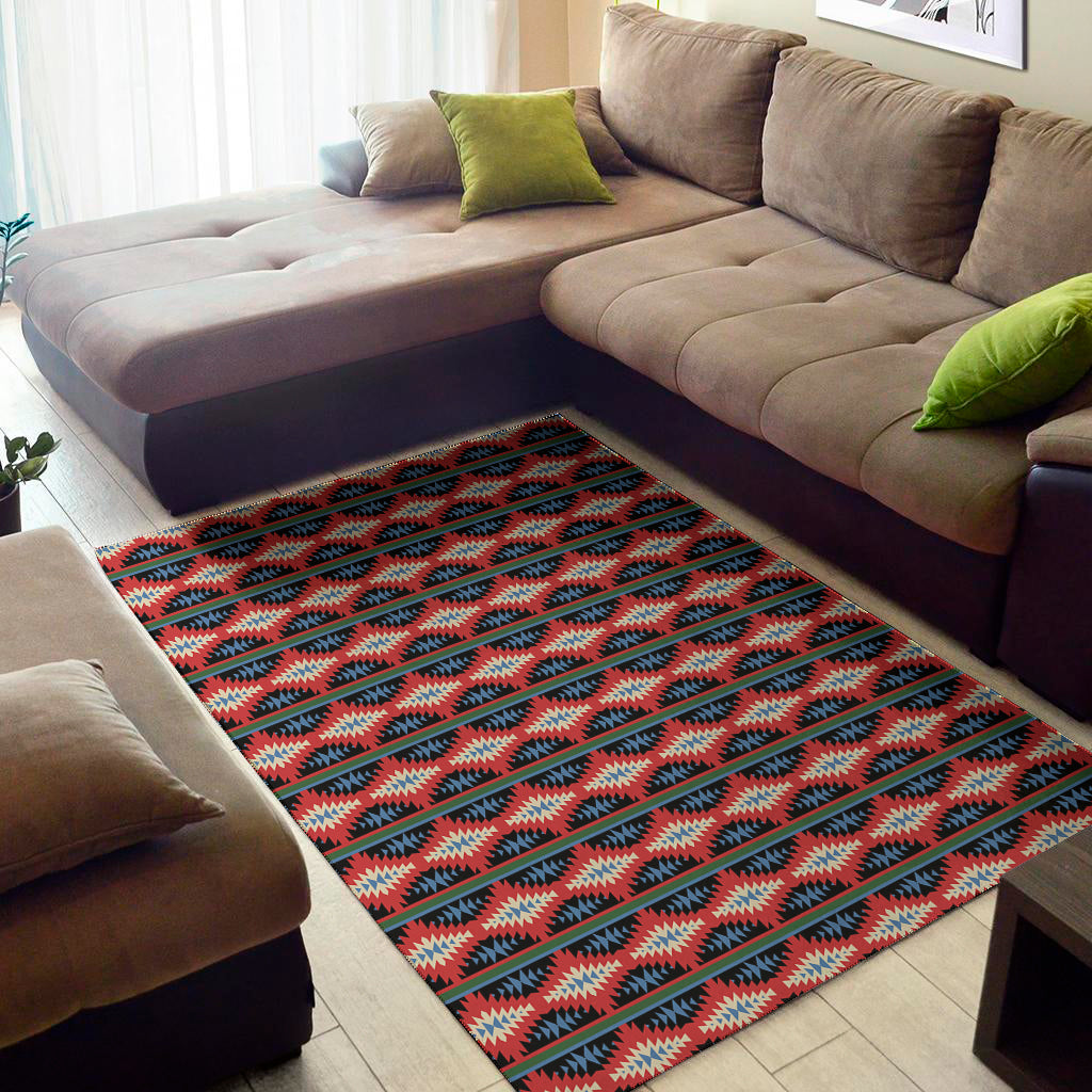 Native Navajo Pattern Print Area Rug