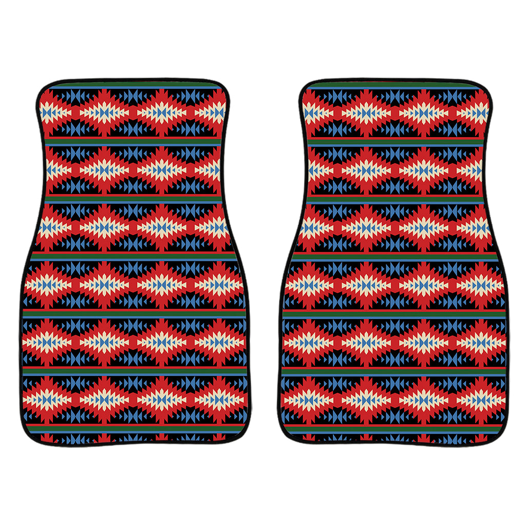 Native Navajo Pattern Print Front Car Floor Mats