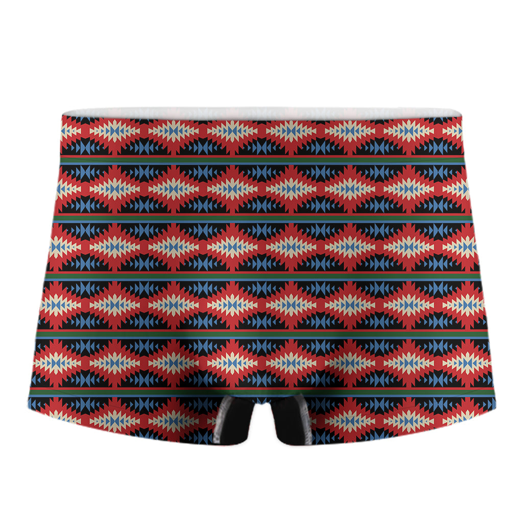 Native Navajo Pattern Print Men's Boxer Briefs