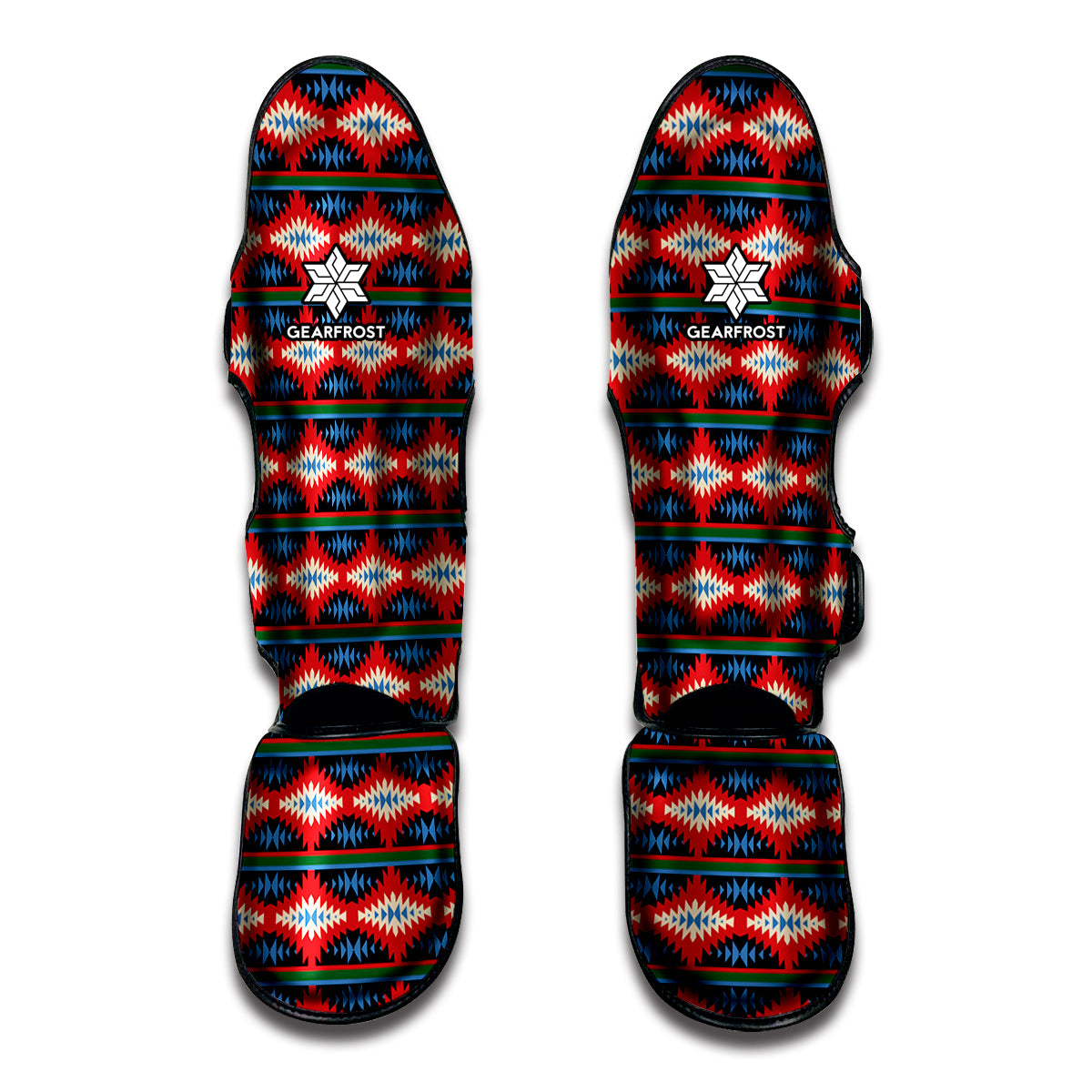 Native Navajo Pattern Print Muay Thai Shin Guards