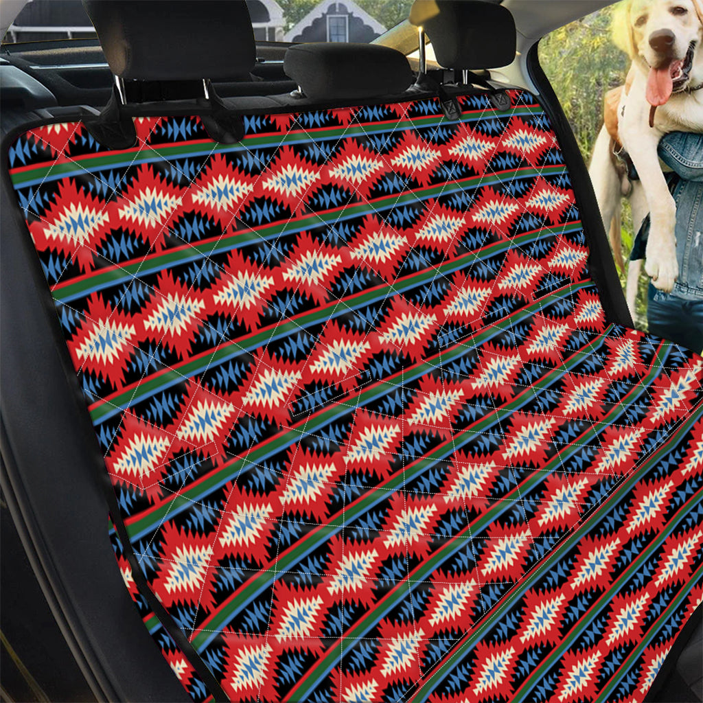 Native Navajo Pattern Print Pet Car Back Seat Cover