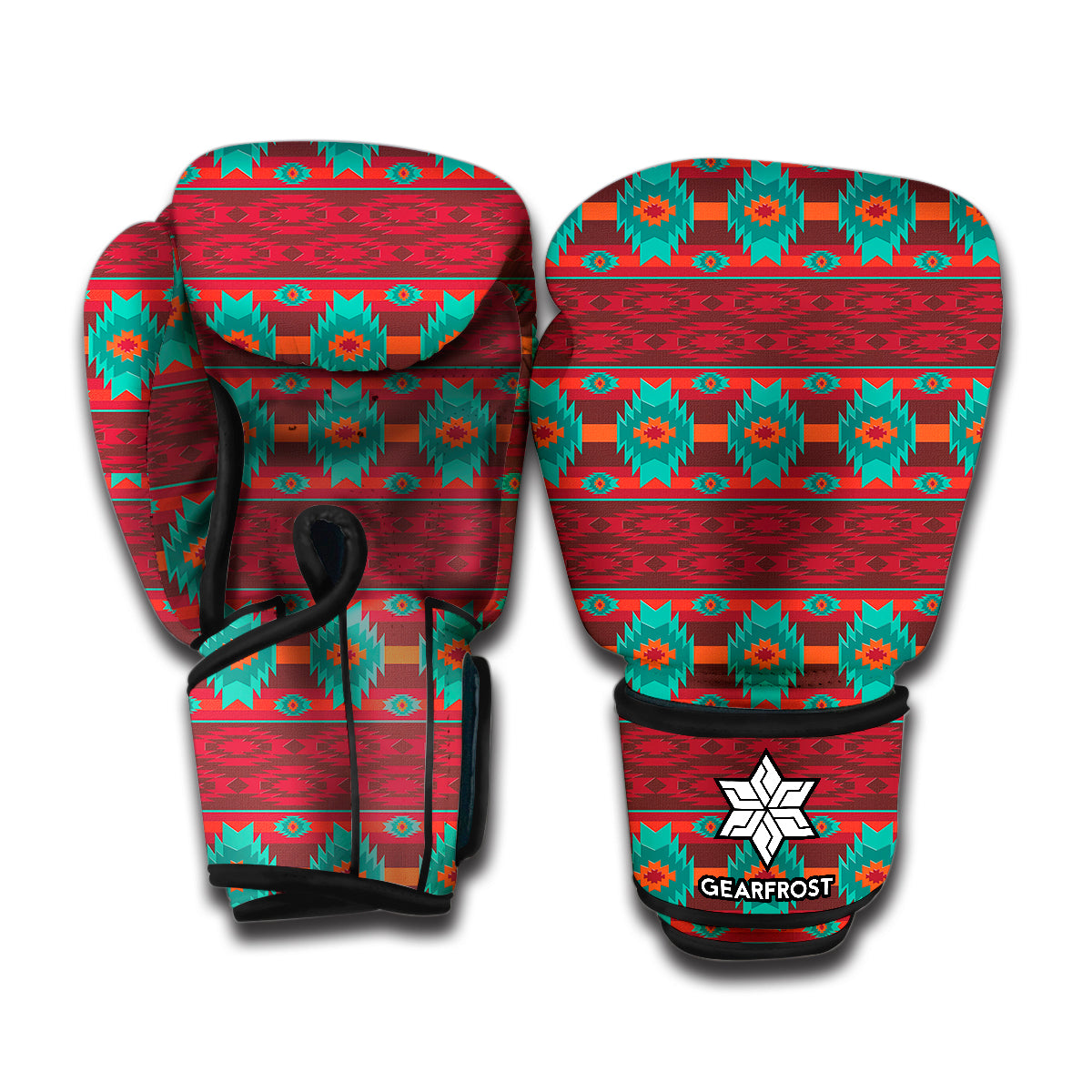 Native Southwestern Pattern Print Boxing Gloves