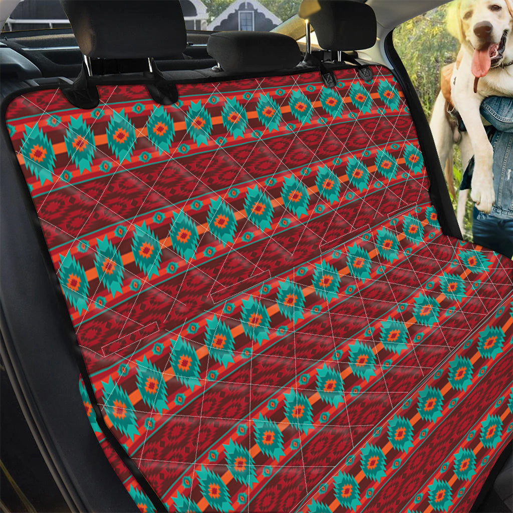 Native Southwestern Pattern Print Pet Car Back Seat Cover