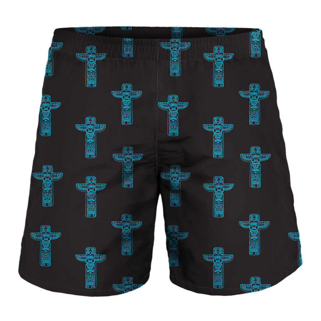 Native Totem Pattern Print Men's Shorts