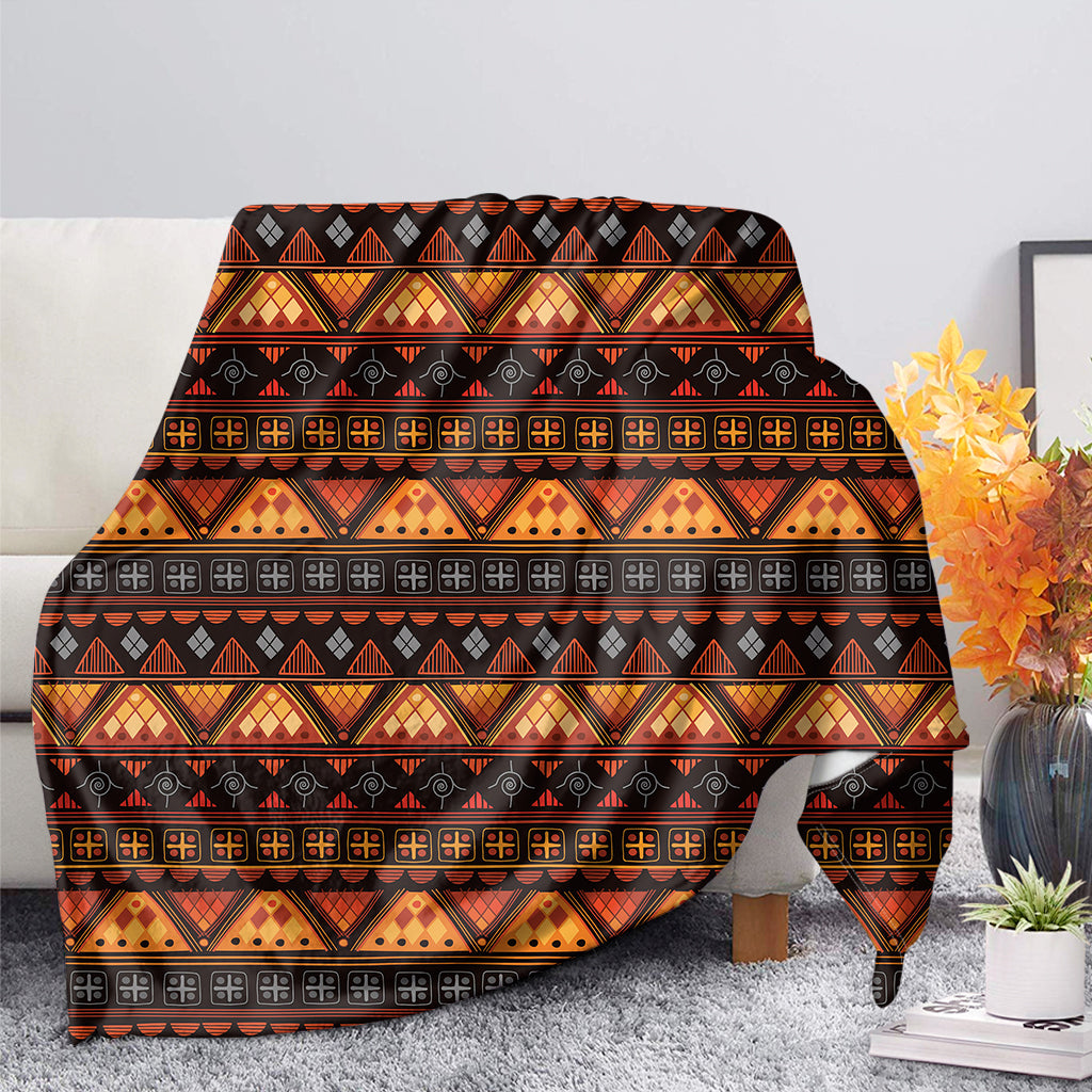 Native Tribal African Pattern Print Blanket