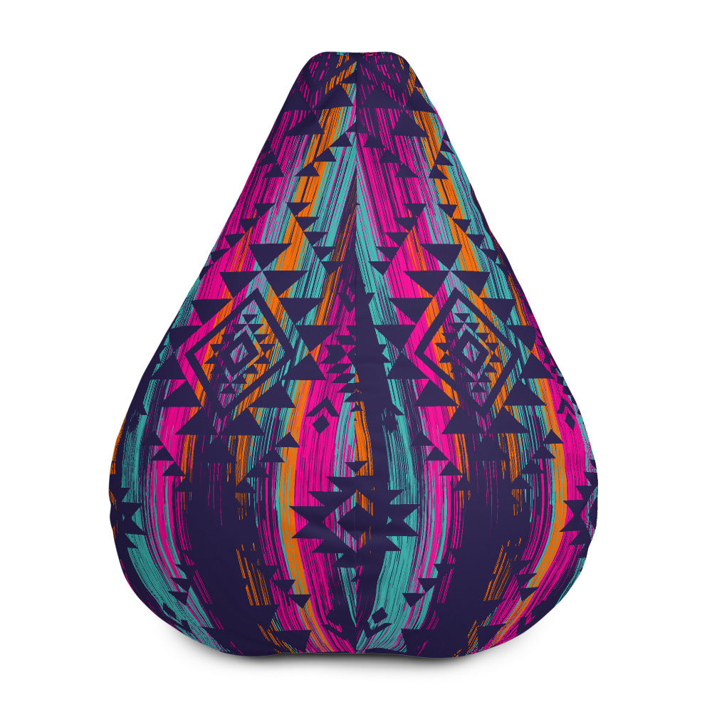 Native Tribal Aztec Pattern Print Bean Bag Cover