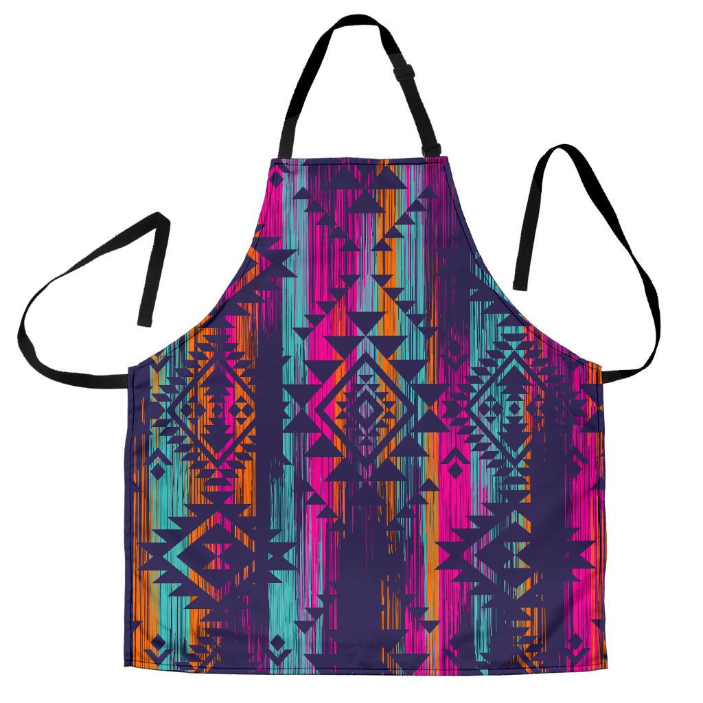 Native Tribal Aztec Pattern Print Men's Apron