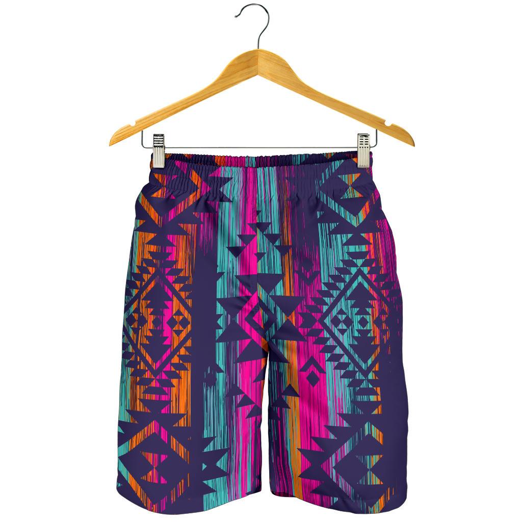 Native Tribal Aztec Pattern Print Men's Shorts