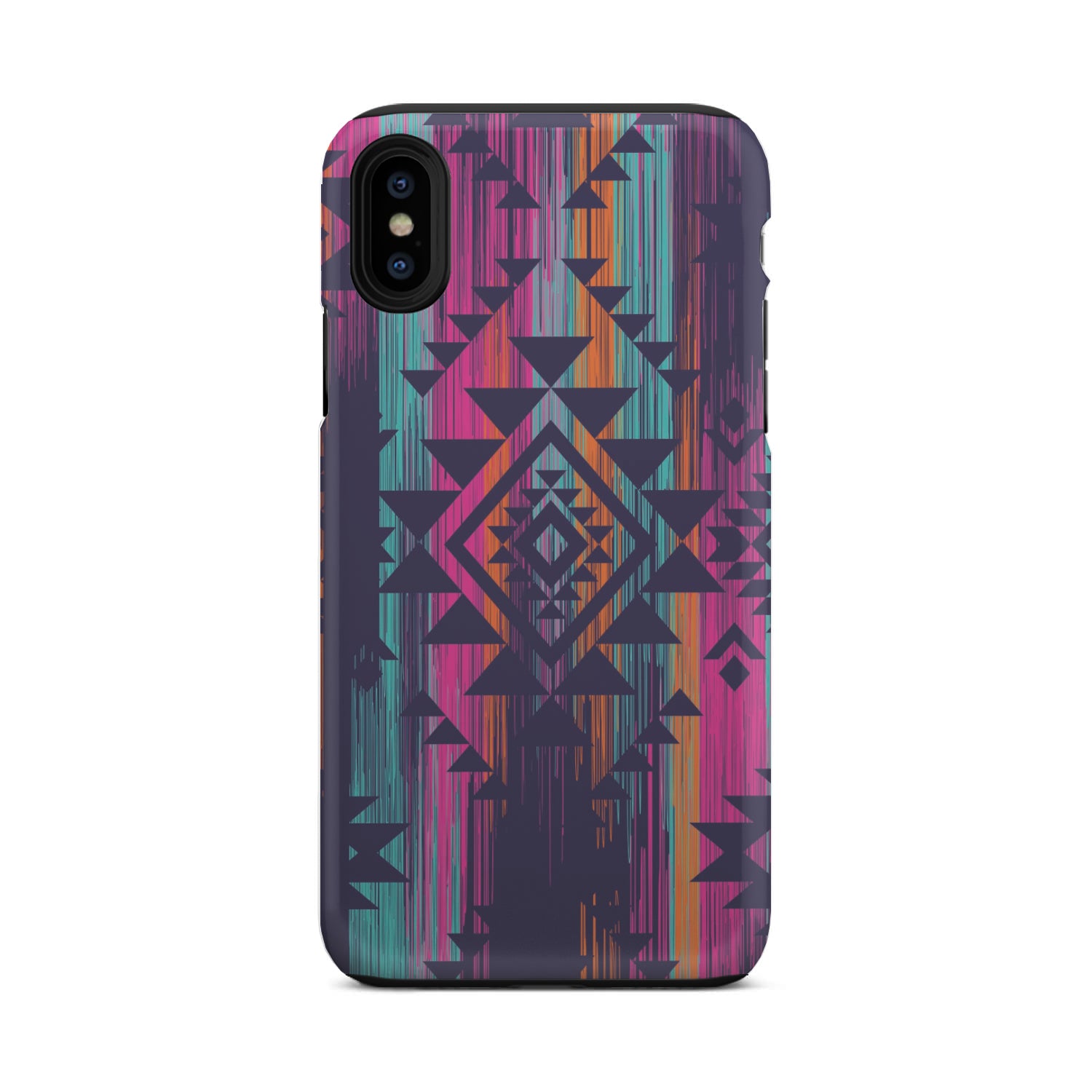 Native Tribal Aztec Pattern Print Tough Phone Case