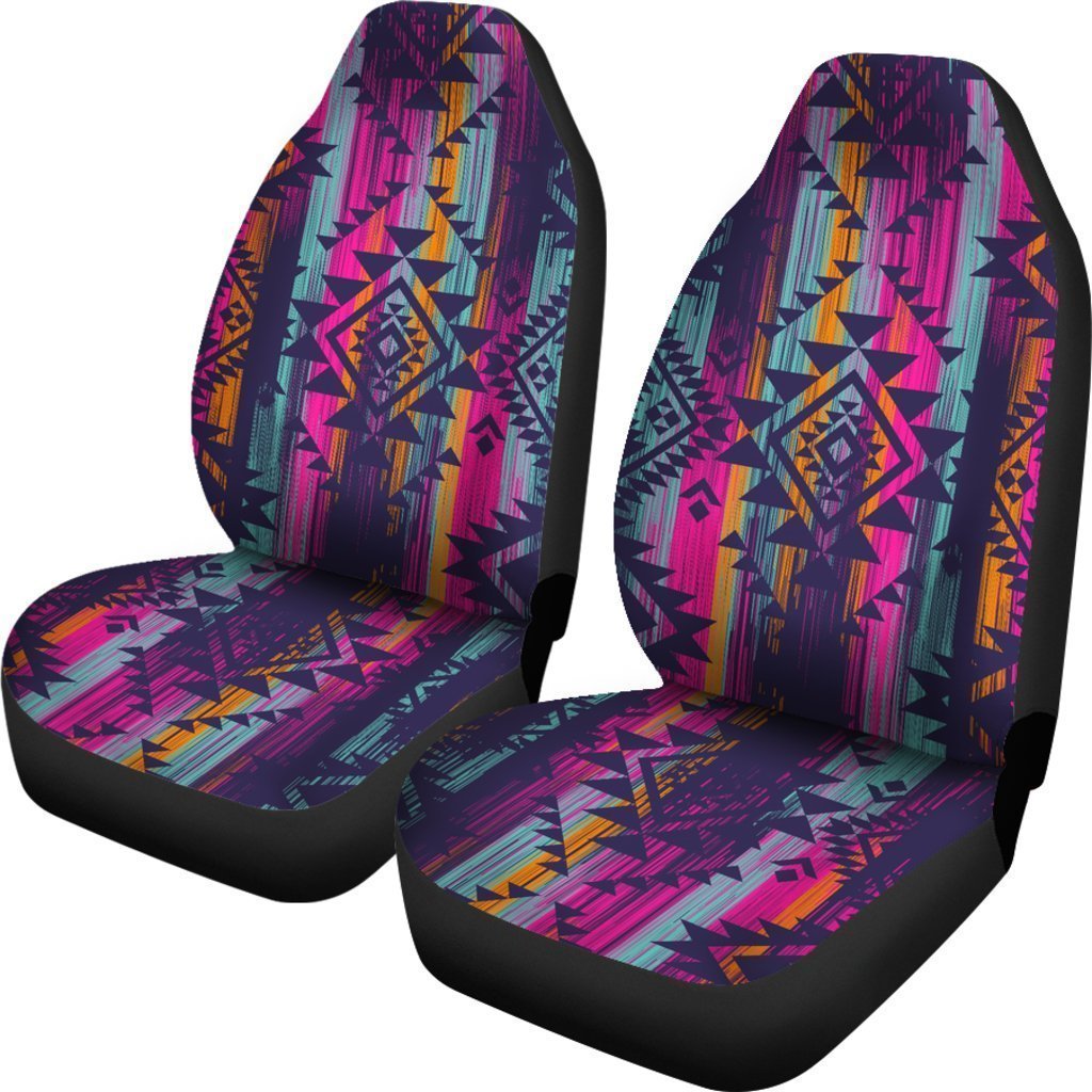 Native Tribal Aztec Pattern Print Universal Fit Car Seat Covers