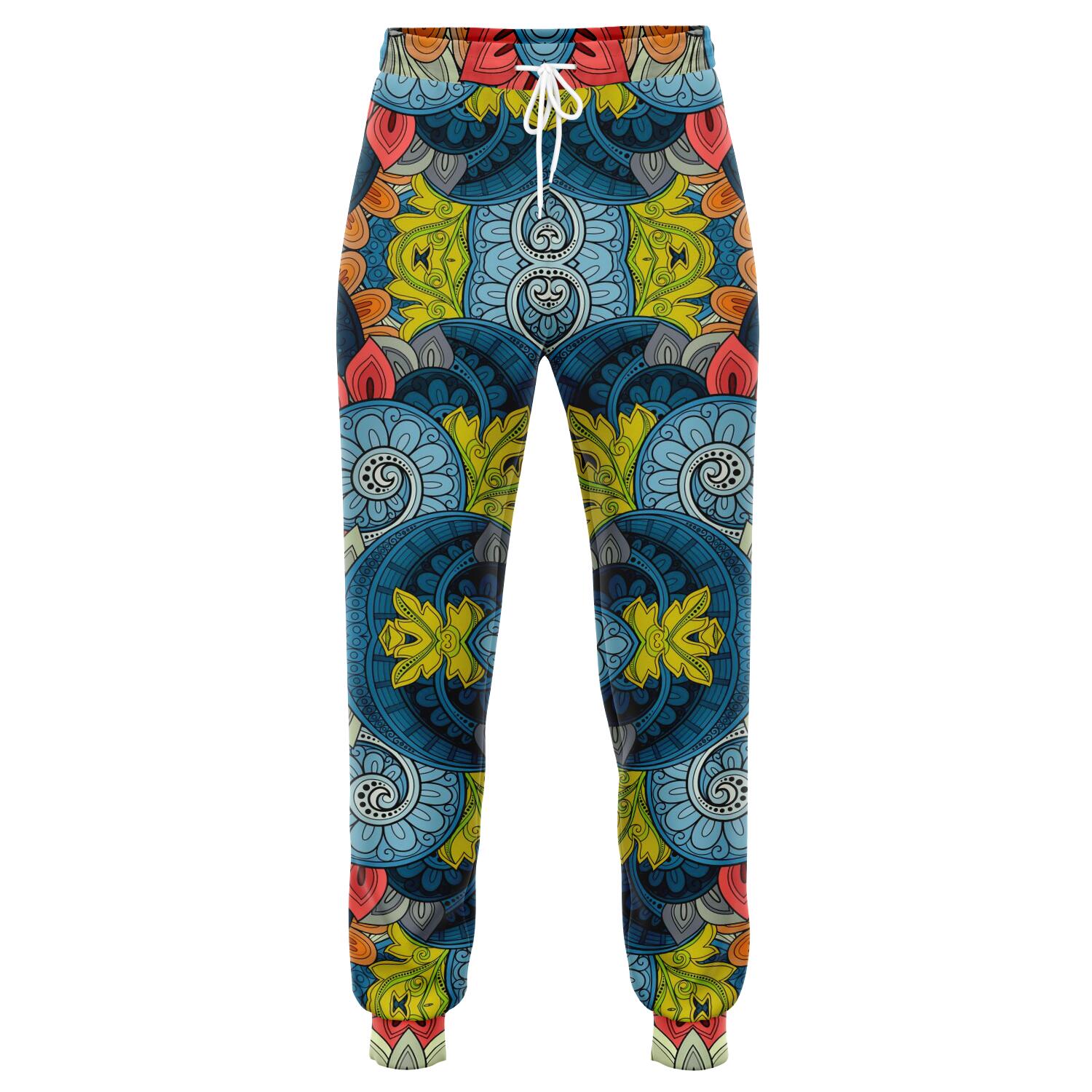 Native Tribal Bohemian Pattern Print Jogger Pants