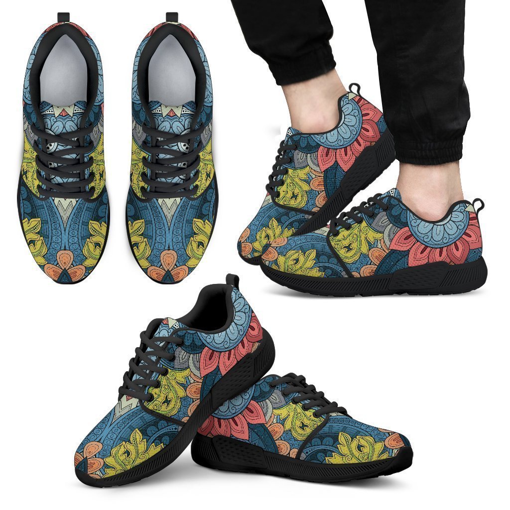 Native Tribal Bohemian Pattern Print Men's Athletic Shoes