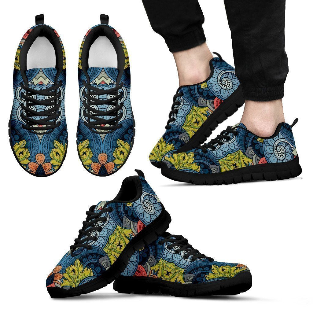 Native Tribal Bohemian Pattern Print Men's Sneakers