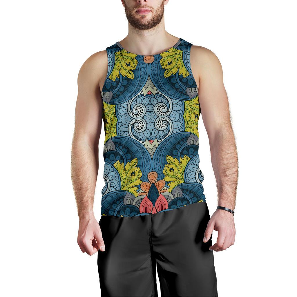 Native Tribal Bohemian Pattern Print Men's Tank Top