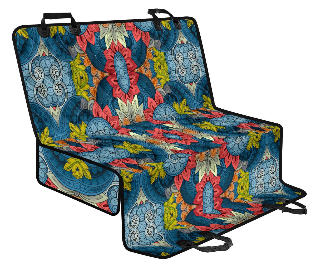 Native Tribal Bohemian Pattern Print Pet Car Back Seat Cover