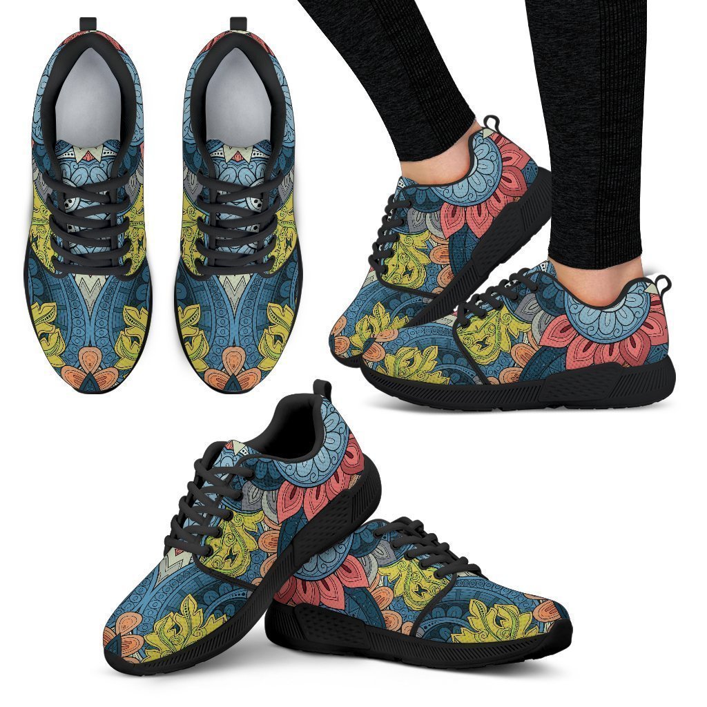 Native Tribal Bohemian Pattern Print Women's Athletic Shoes