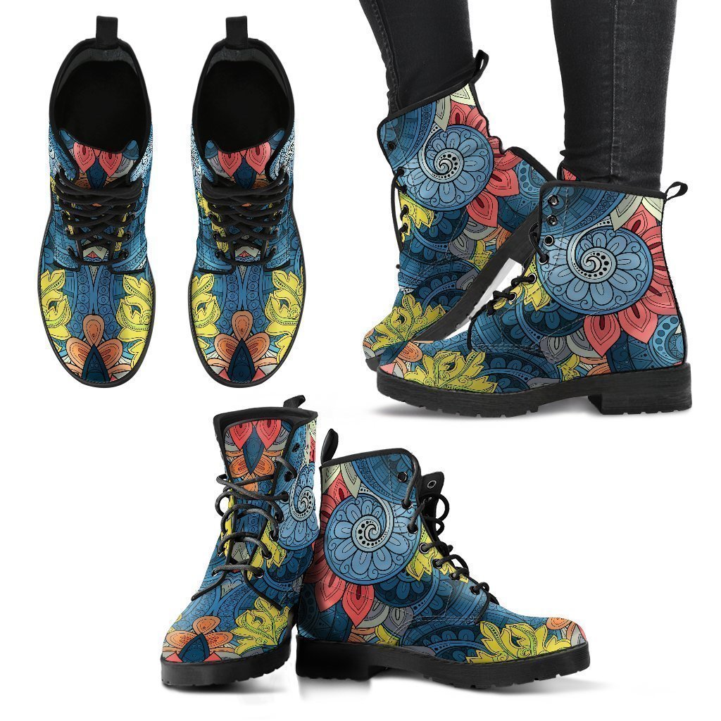 Native Tribal Bohemian Pattern Print Women's Boots