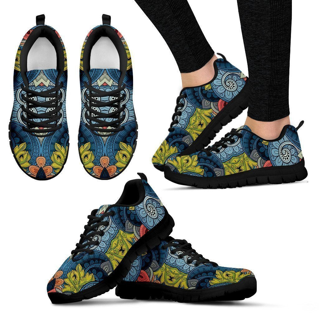 Native Tribal Bohemian Pattern Print Women's Sneakers