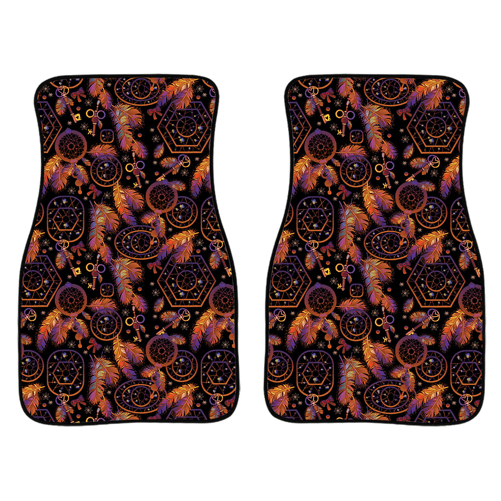 Native Tribal Dream Catcher Print Front Car Floor Mats