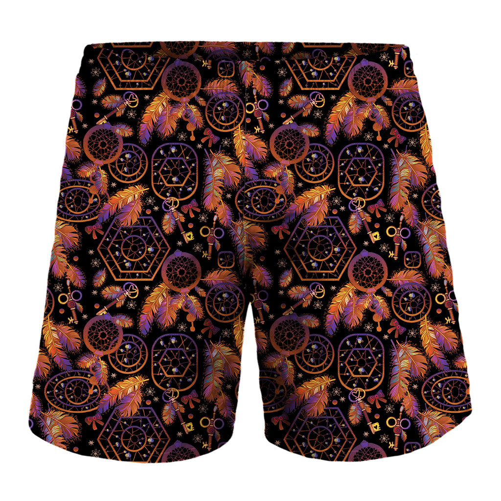 Native Tribal Dream Catcher Print Men's Shorts