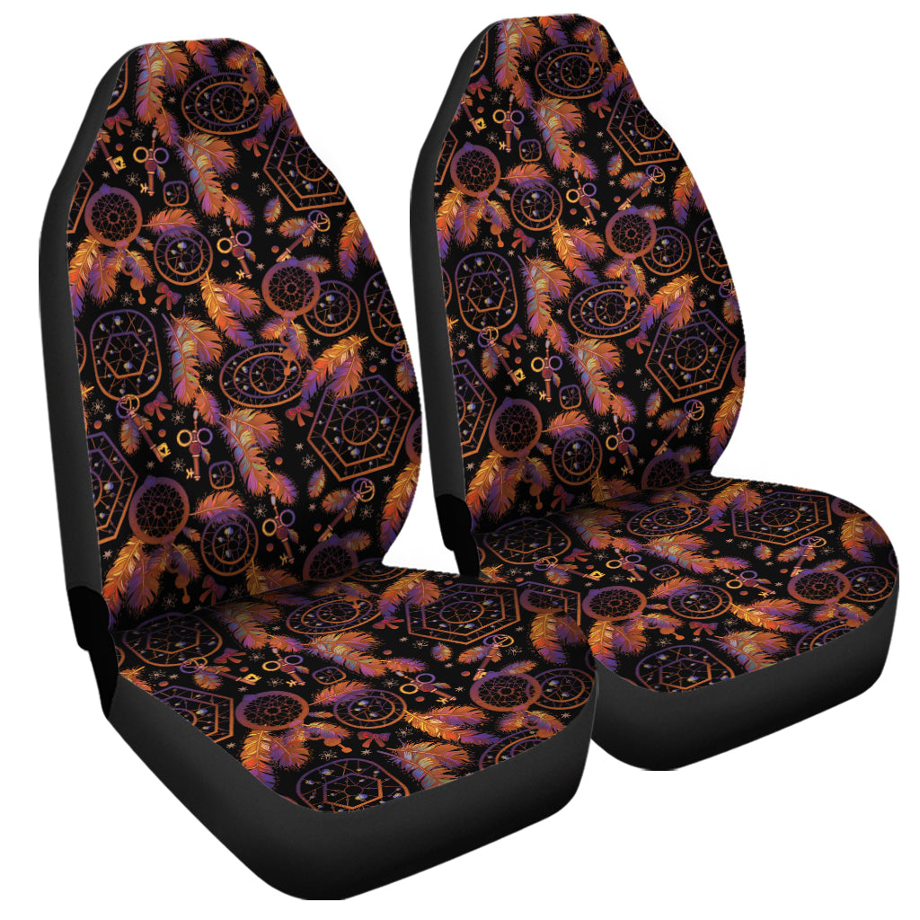 Native Tribal Dream Catcher Print Universal Fit Car Seat Covers