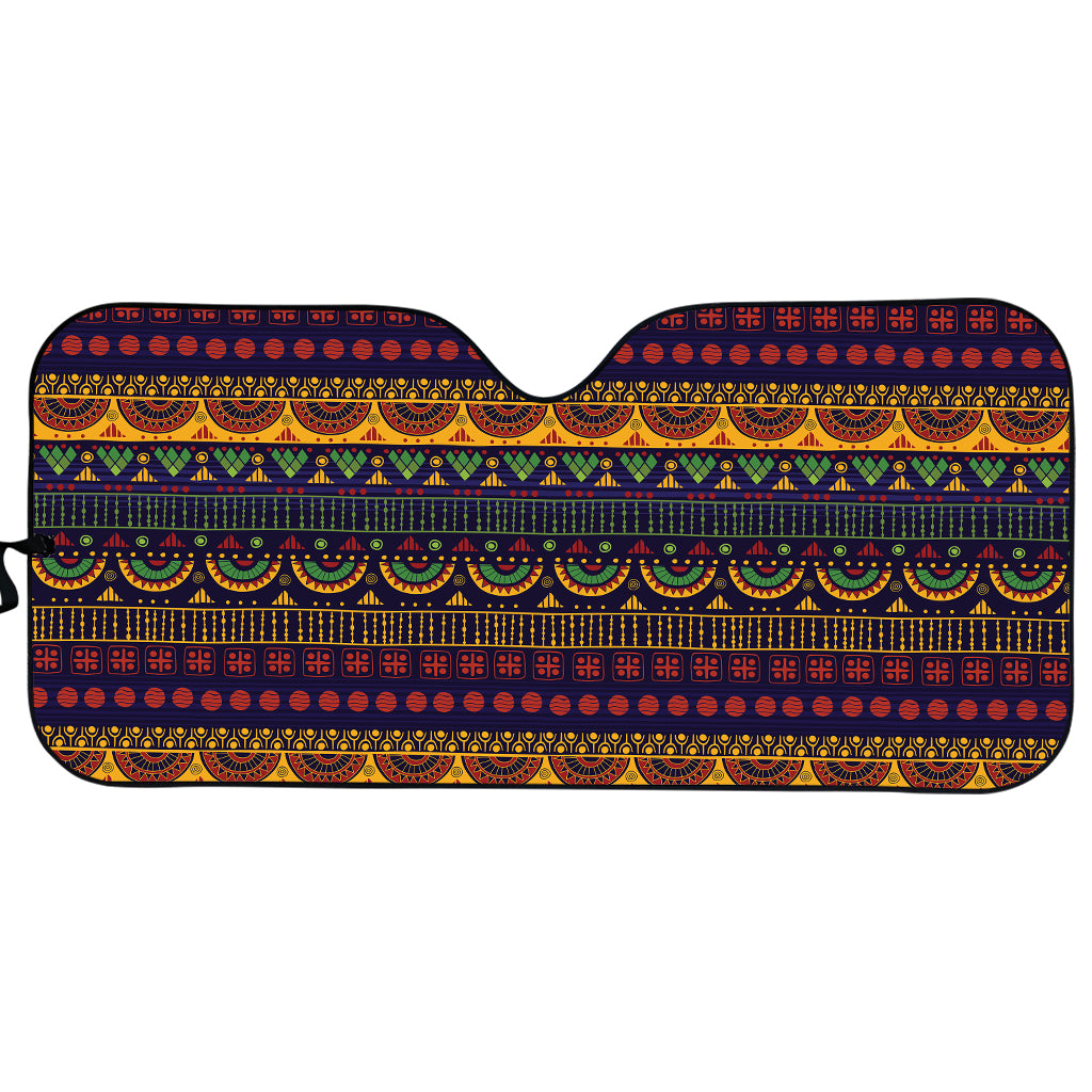 Native Tribal Indian Pattern Print Car Sun Shade