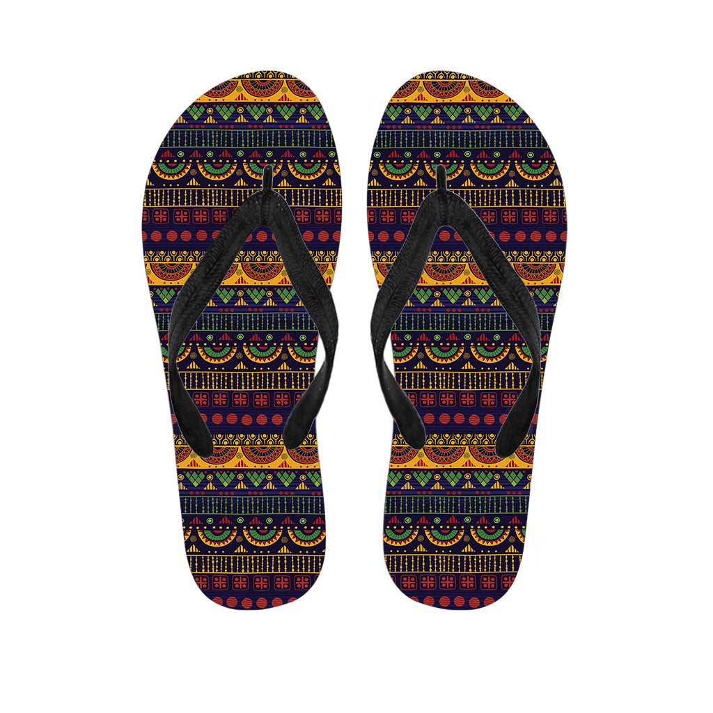 Native Tribal Indian Pattern Print Flip Flops