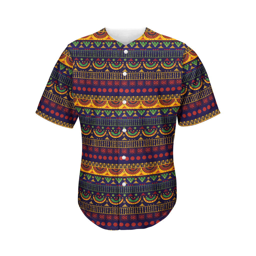 Native Tribal Indian Pattern Print Men's Baseball Jersey