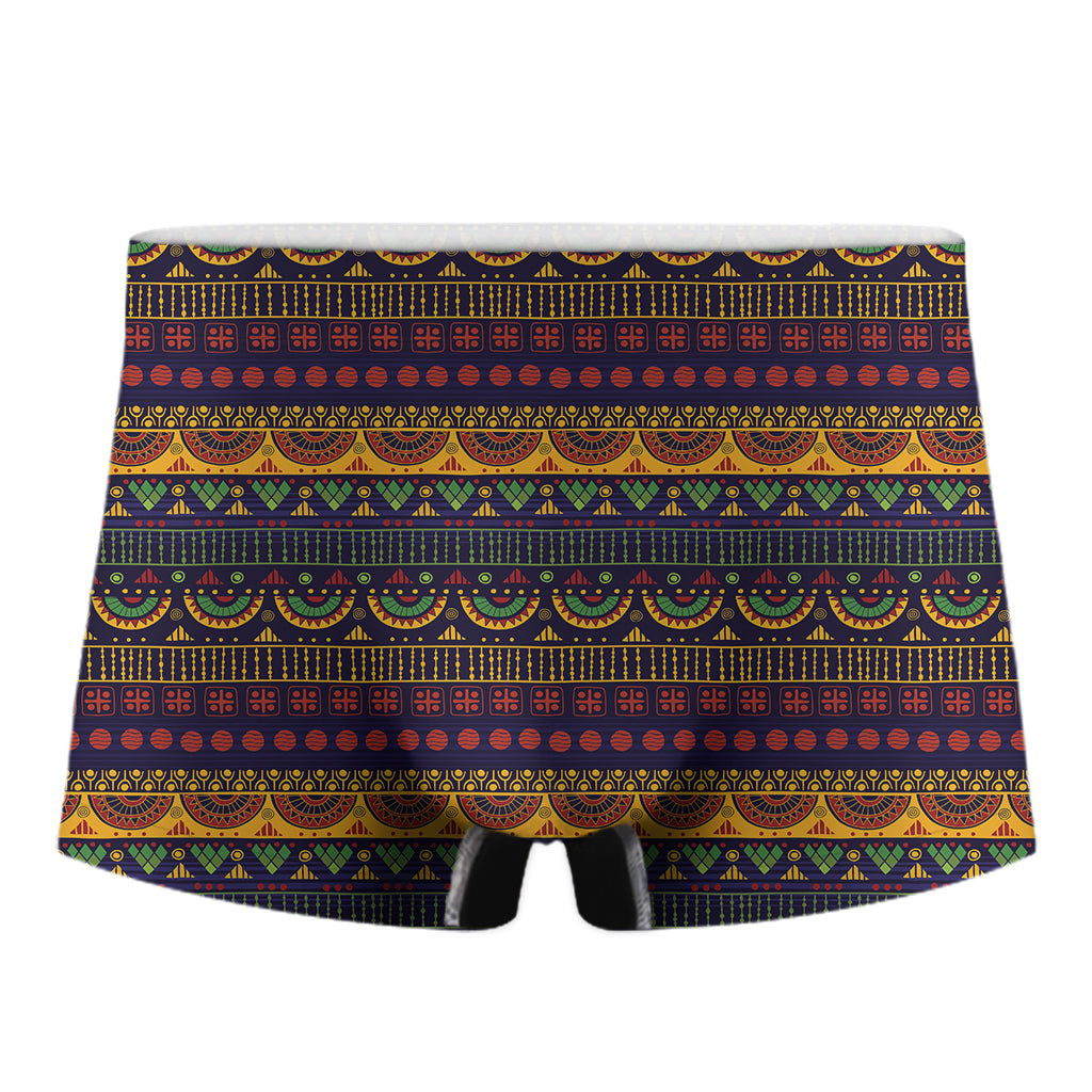 Native Tribal Indian Pattern Print Men's Boxer Briefs