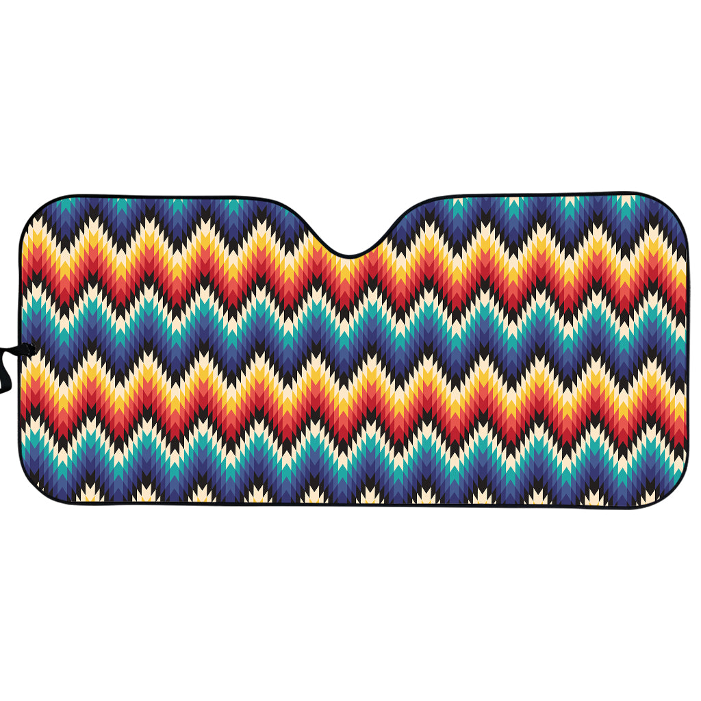 Native Tribal Inspired Pattern Print Car Sun Shade