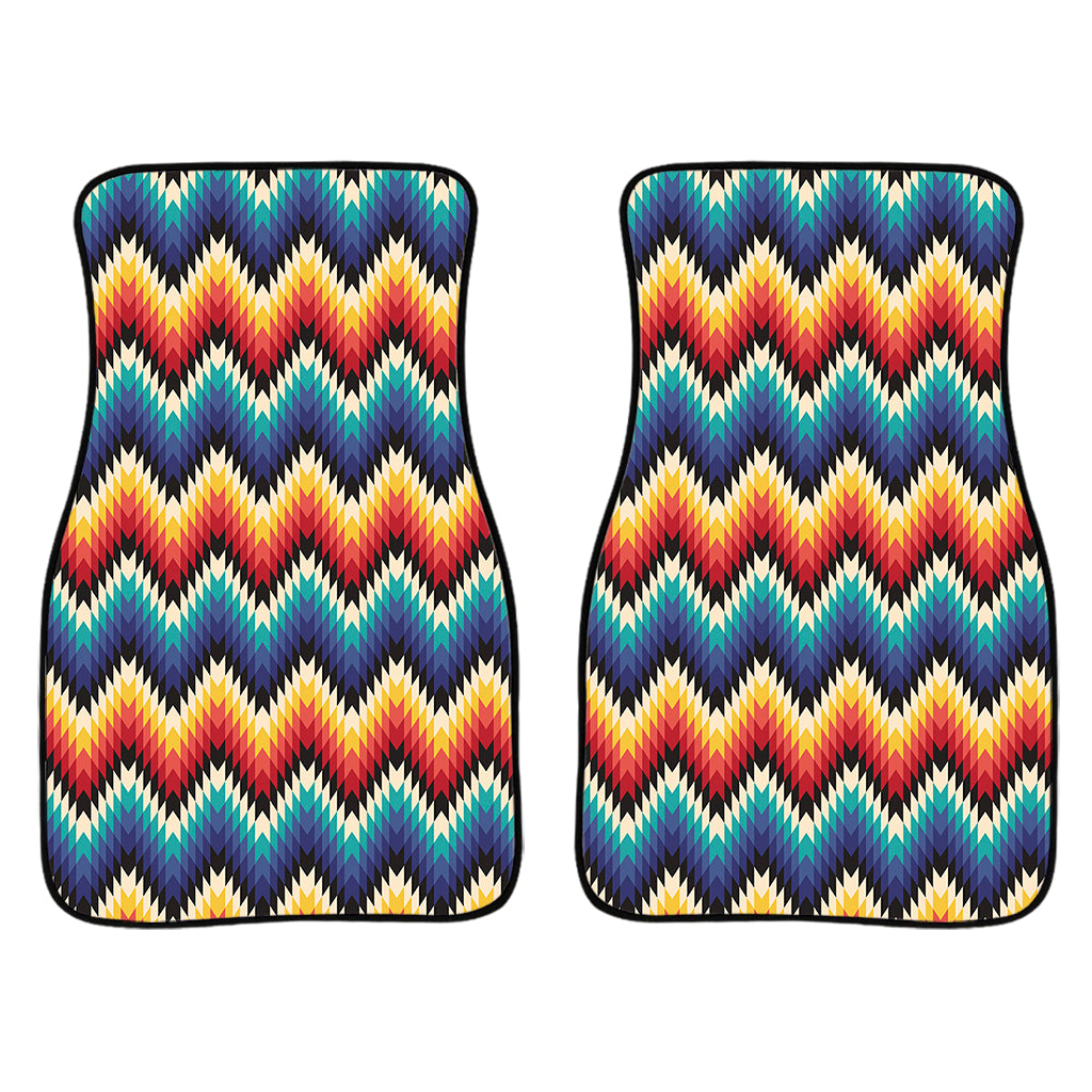 Native Tribal Inspired Pattern Print Front Car Floor Mats