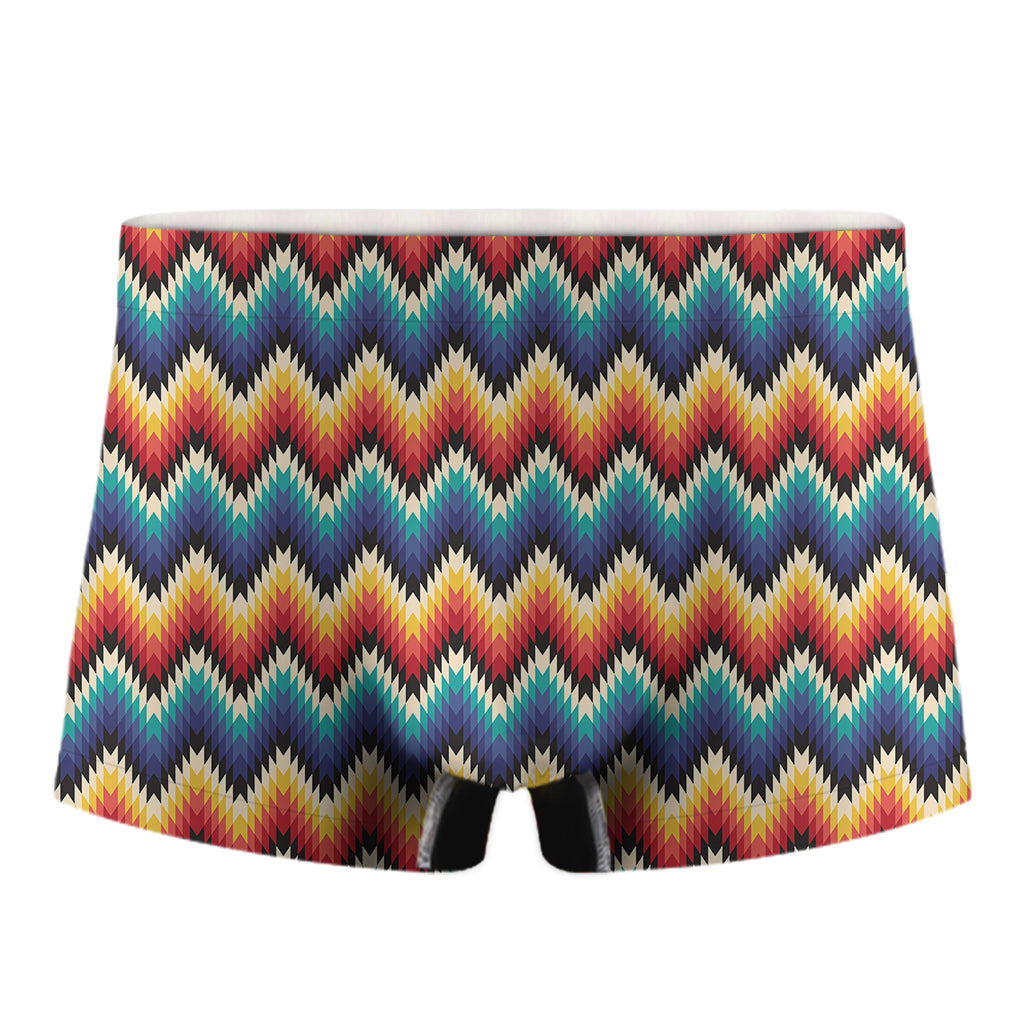 Native Tribal Inspired Pattern Print Men's Boxer Briefs