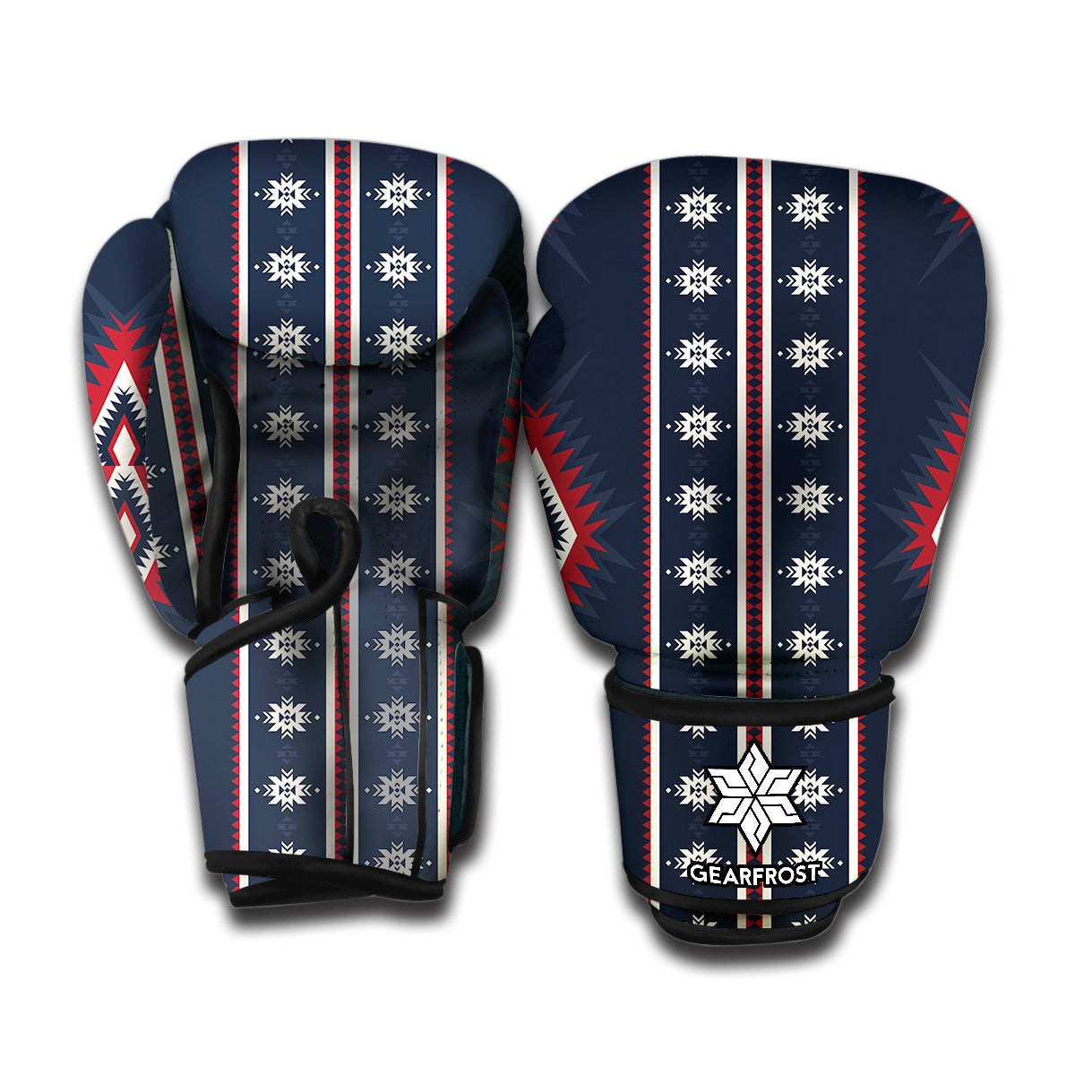 Native Tribal Navajo Pattern Print Boxing Gloves