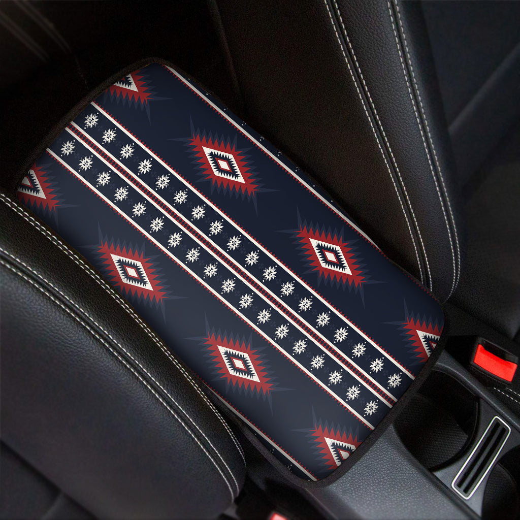 Native Tribal Navajo Pattern Print Car Center Console Cover