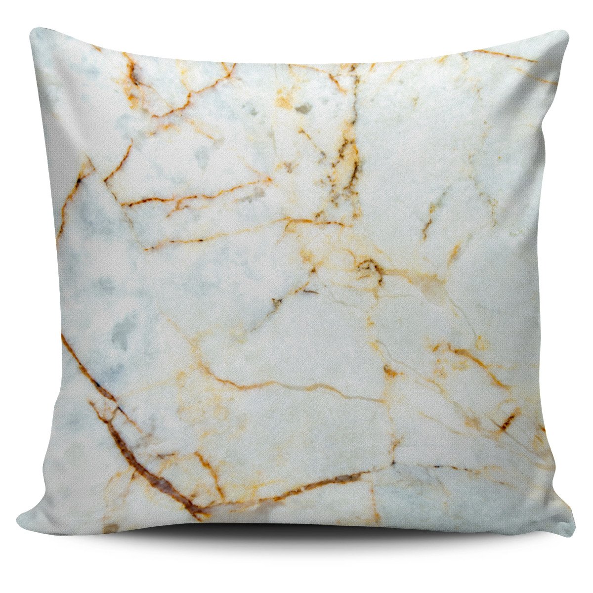 Natural Gold Marble Print Pillow Cover