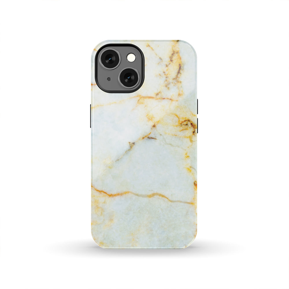 Natural Gold Marble Print Tough Phone Case