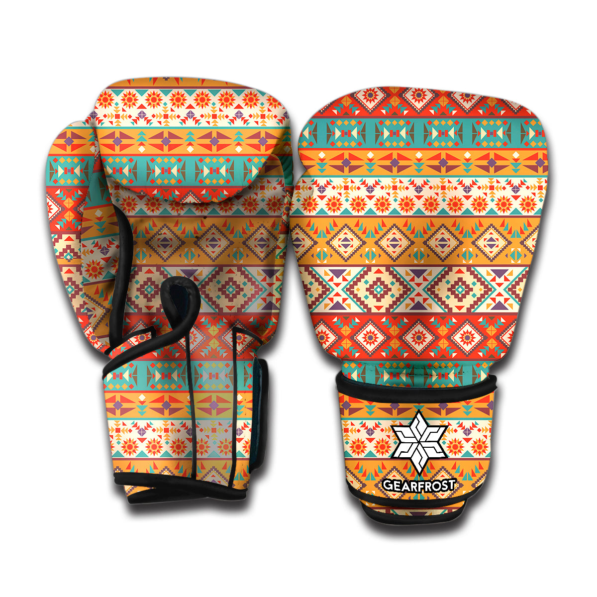 Navajo Native Pattern Print Boxing Gloves