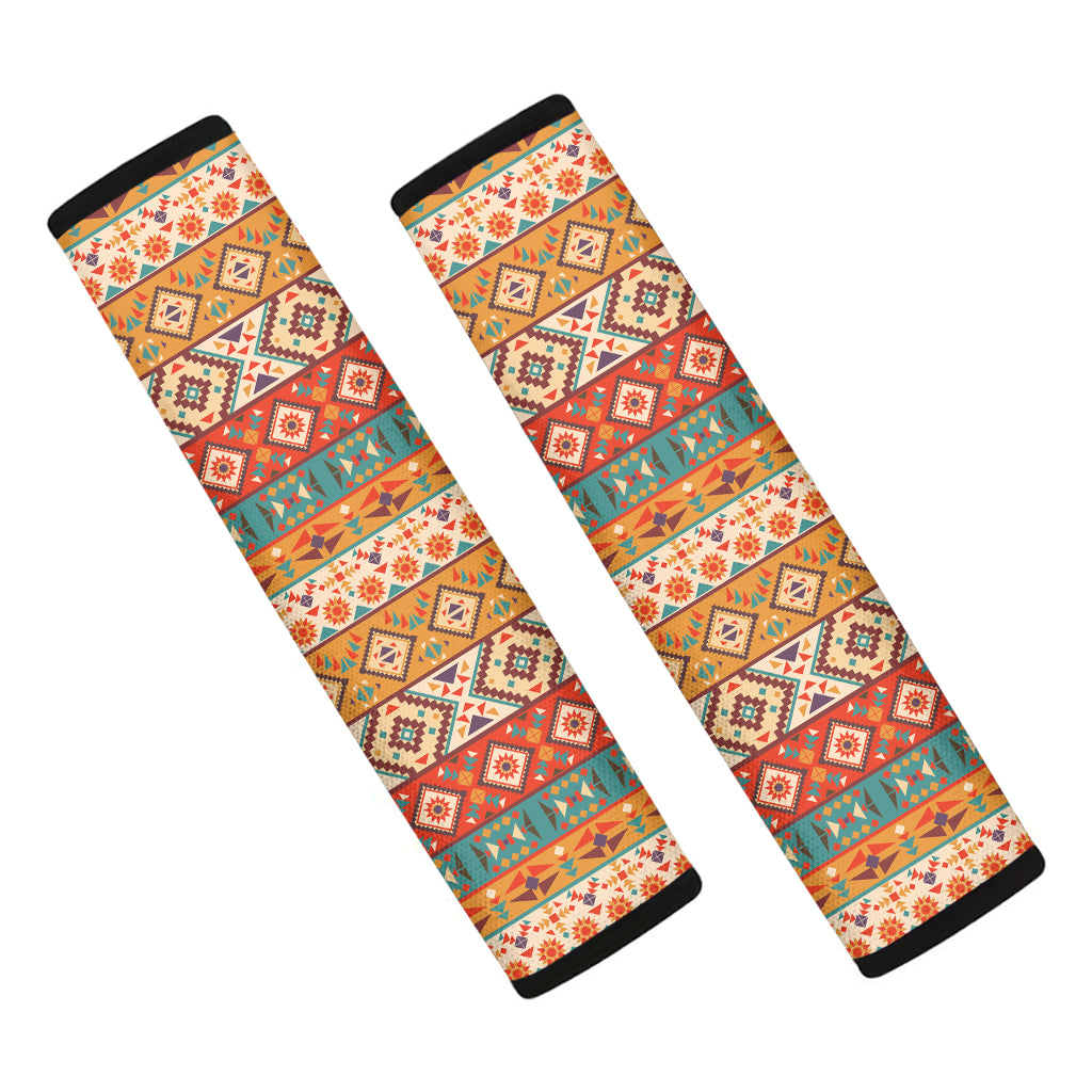 Navajo Native Pattern Print Car Seat Belt Covers