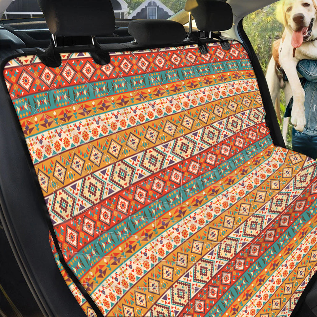 Navajo Native Pattern Print Pet Car Back Seat Cover